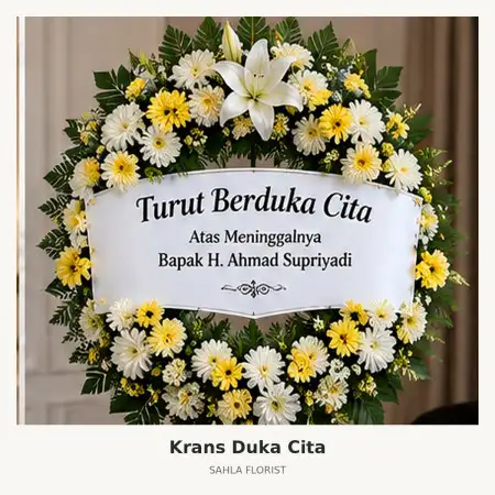 Krans Bunga Duka Tomang